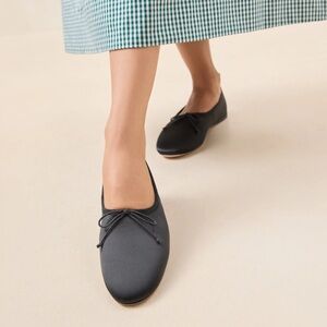 New Loeffler Randall Satin Ballet Flat (9.5)
